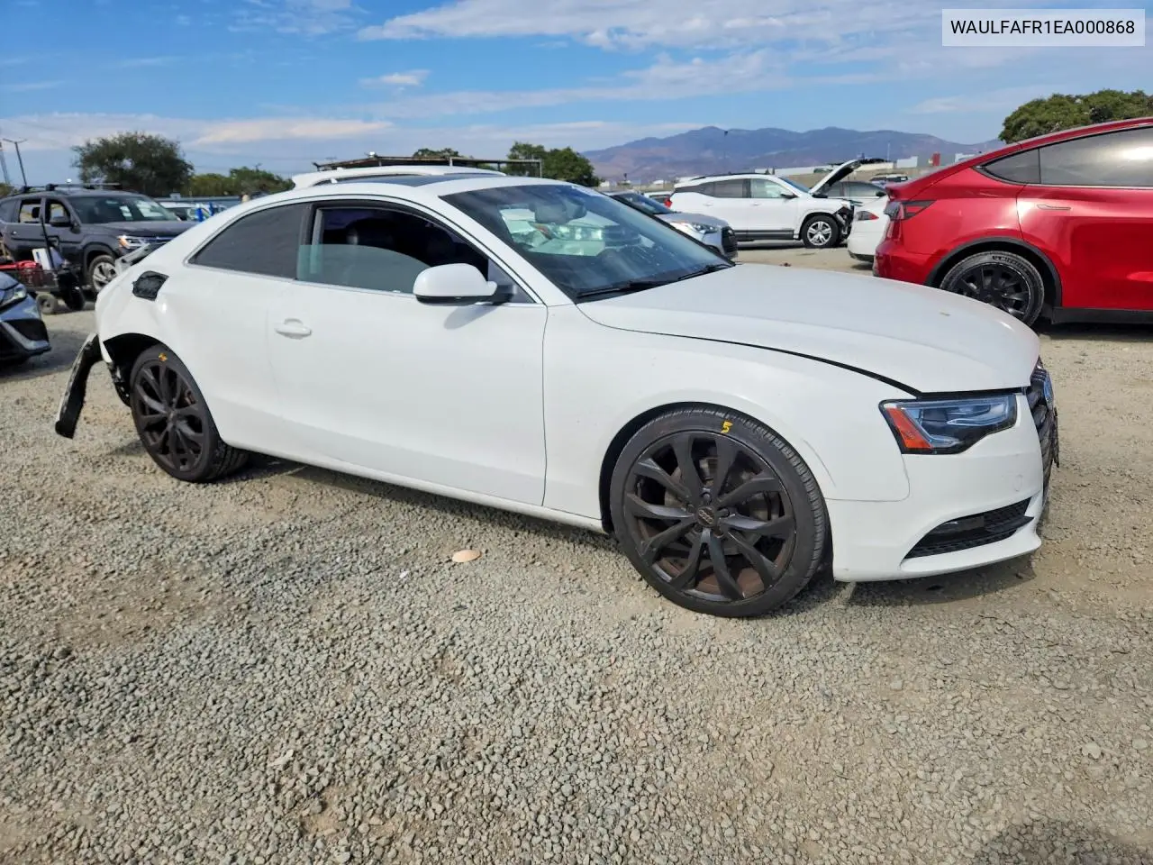 2014 Audi A5 VIN: WAULFAFR1EA000868 Lot: 58100366