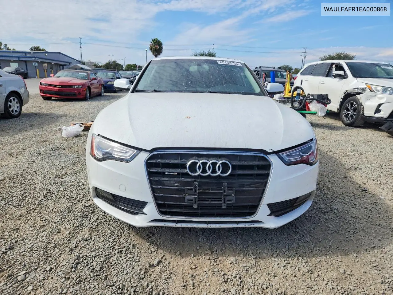 2014 Audi A5 VIN: WAULFAFR1EA000868 Lot: 58100366