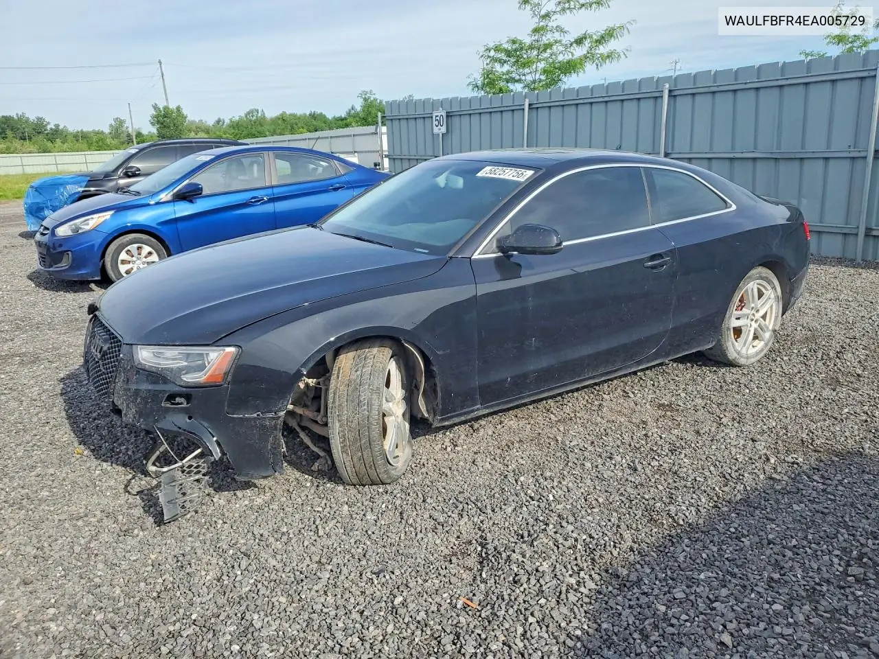 2014 Audi A5 S-Line Quattro VIN: WAULFBFR4EA005729 Lot: 58257756