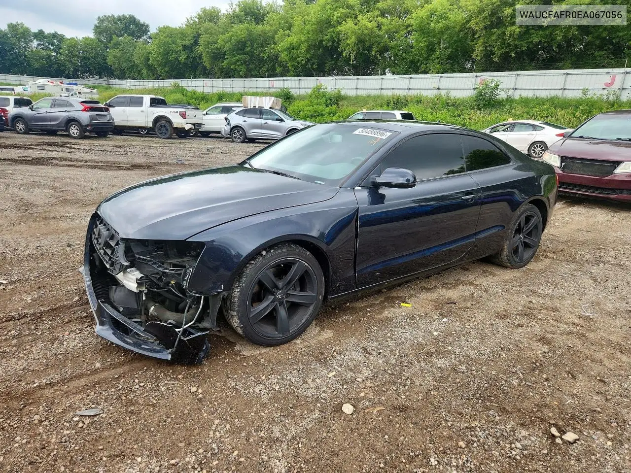 2014 Audi A5 Premium VIN: WAUCFAFR0EA067056 Lot: 58488896