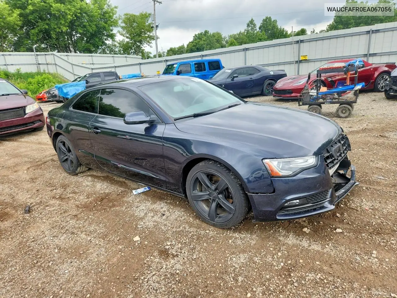2014 Audi A5 Premium VIN: WAUCFAFR0EA067056 Lot: 58488896