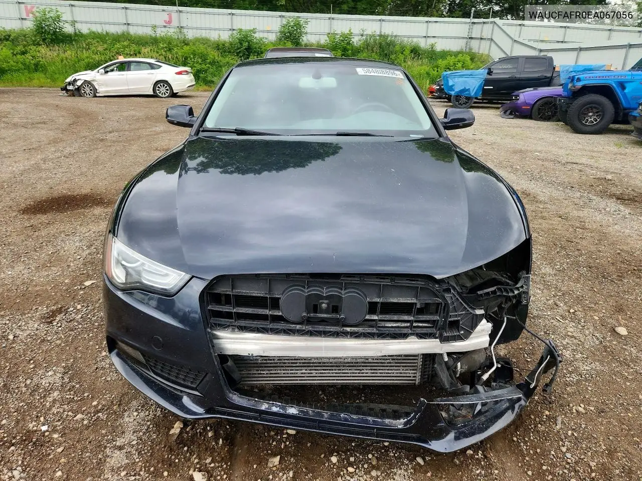 2014 Audi A5 Premium VIN: WAUCFAFR0EA067056 Lot: 58488896