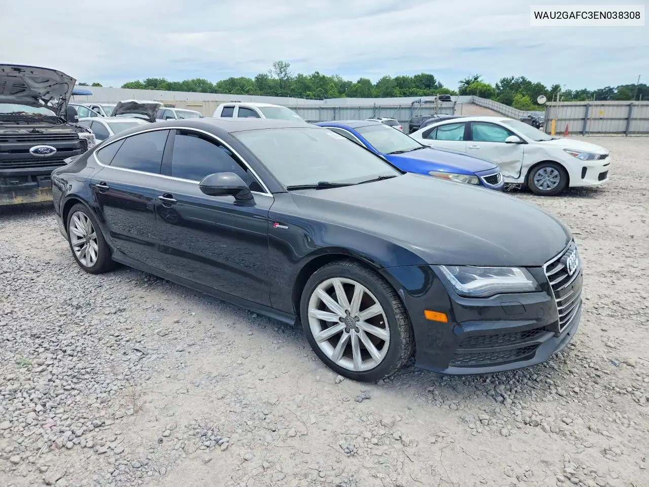 2014 Audi A7 Prestige VIN: WAU2GAFC3EN038308 Lot: 58534676