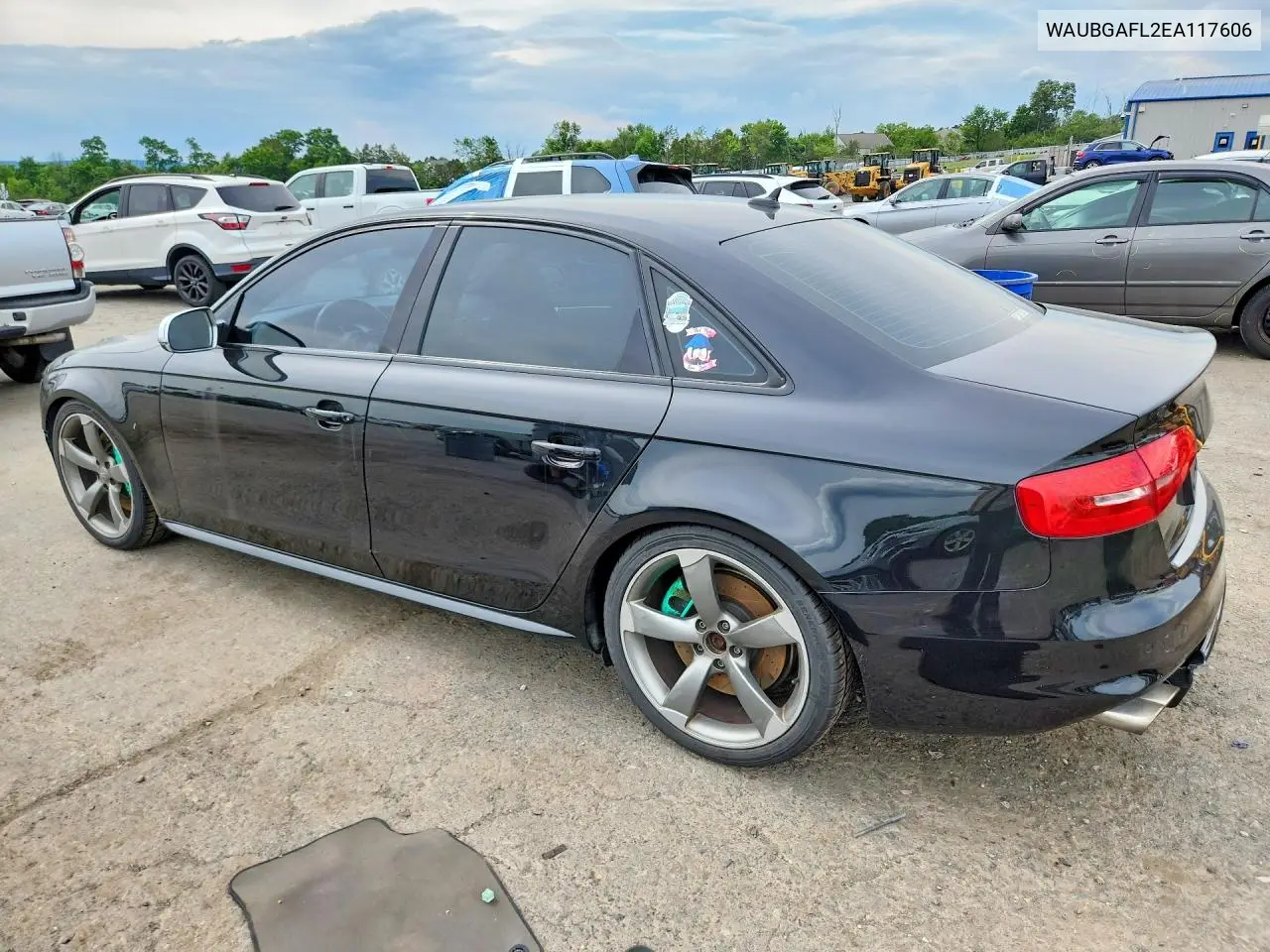 2014 Audi S4 Premium Plus VIN: WAUBGAFL2EA117606 Lot: 58799686