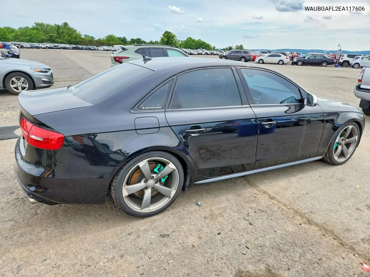 2014 Audi S4 Premium Plus VIN: WAUBGAFL2EA117606 Lot: 58799686