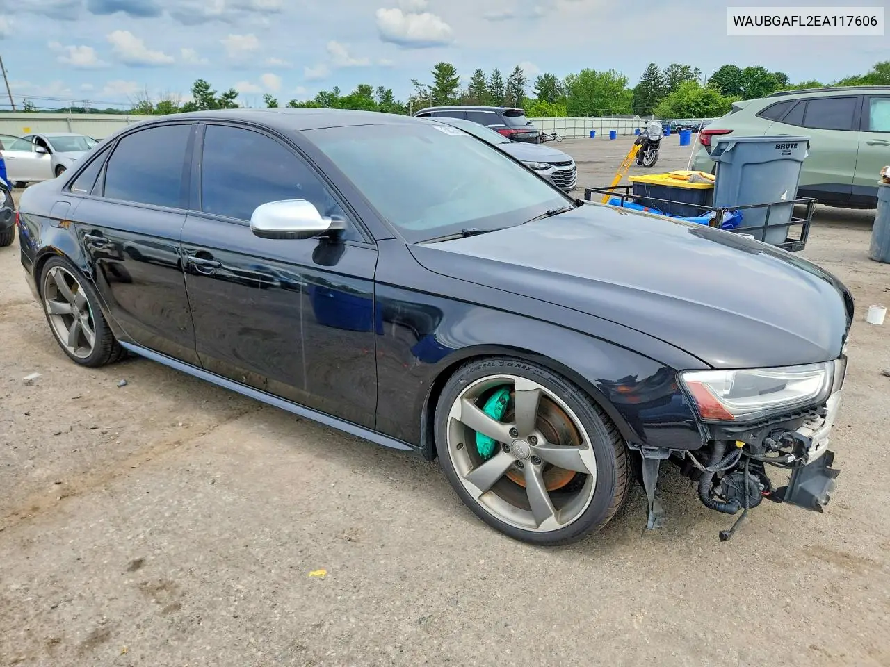 2014 Audi S4 Premium Plus VIN: WAUBGAFL2EA117606 Lot: 58799686