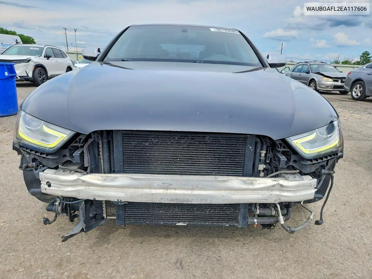 2014 Audi S4 Premium Plus VIN: WAUBGAFL2EA117606 Lot: 58799686