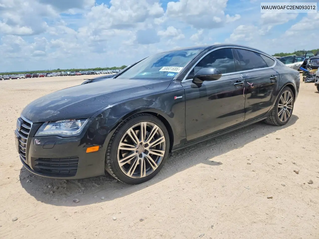 2014 Audi A7 Premium Plus VIN: WAUWGAFC2EN093012 Lot: 59601686