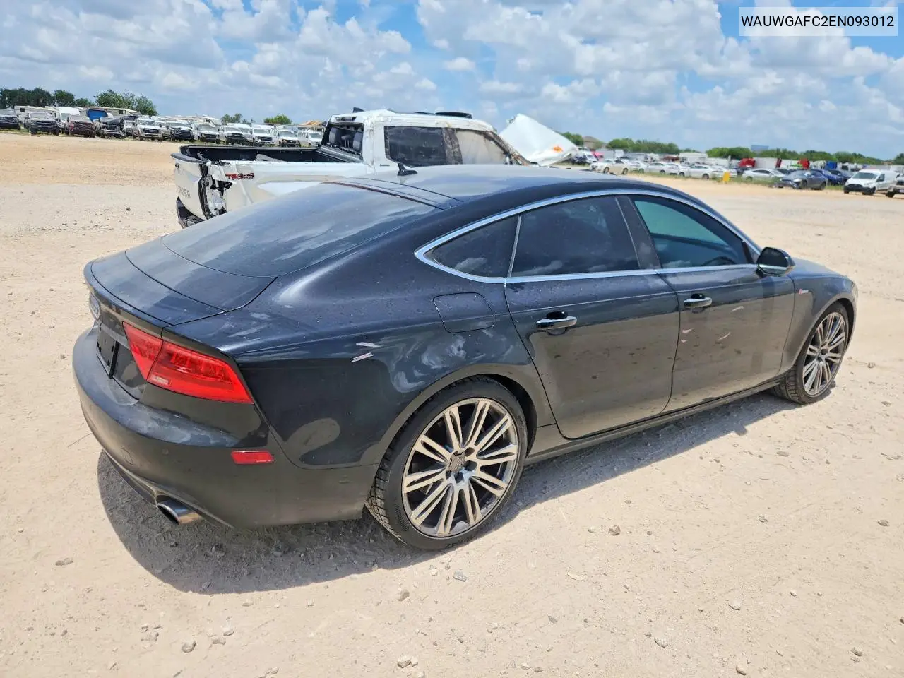 2014 Audi A7 Premium Plus VIN: WAUWGAFC2EN093012 Lot: 59601686