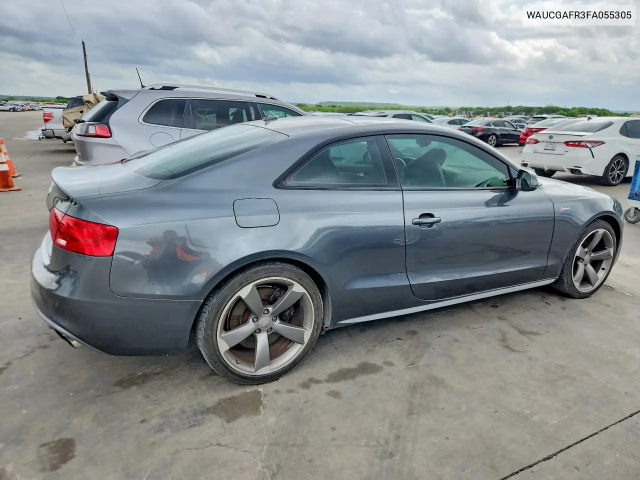 2015 Audi S5 Premium Plus VIN: WAUCGAFR3FA055305 Lot: 48590816