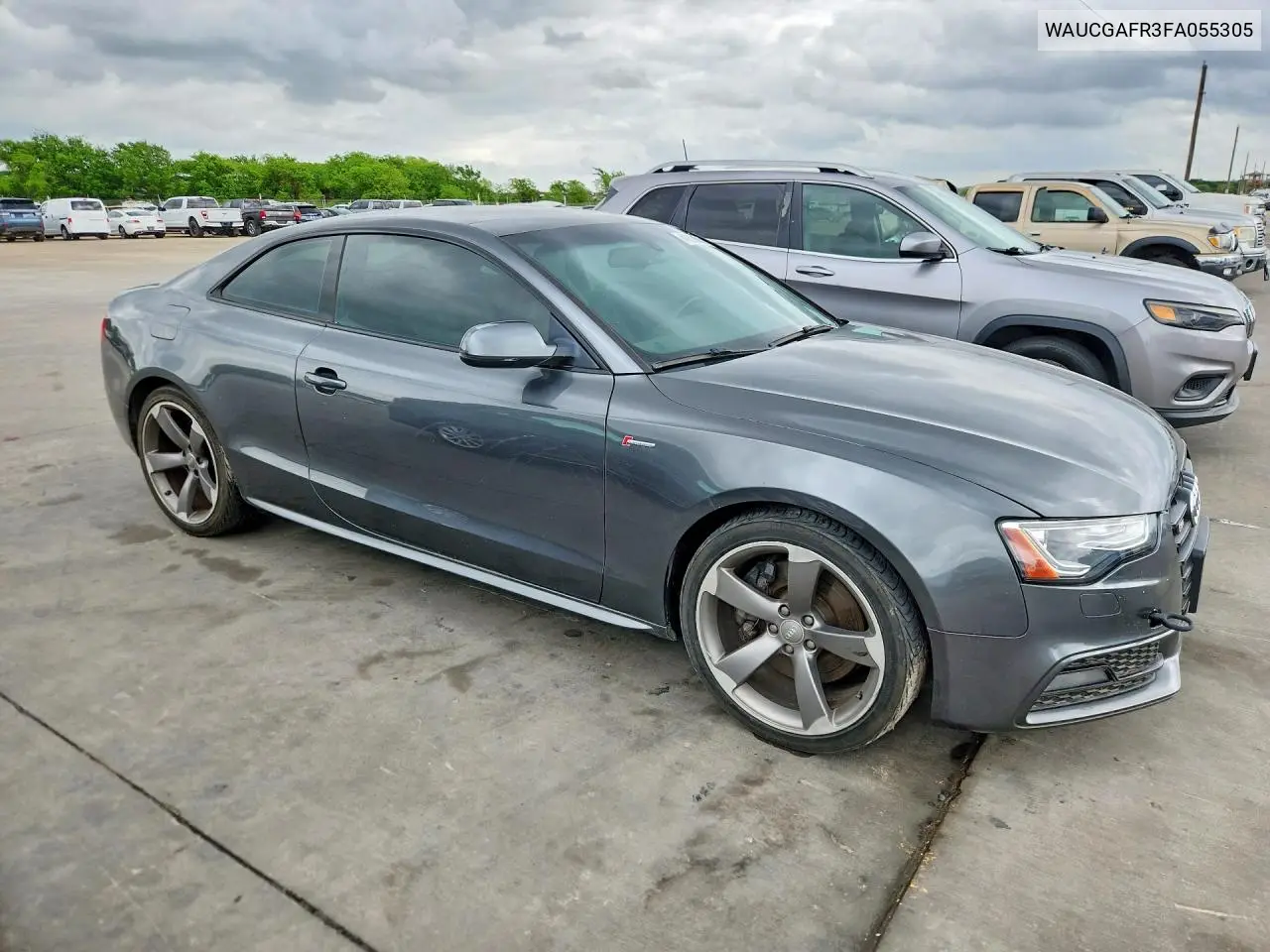 2015 Audi S5 Premium Plus VIN: WAUCGAFR3FA055305 Lot: 48590816