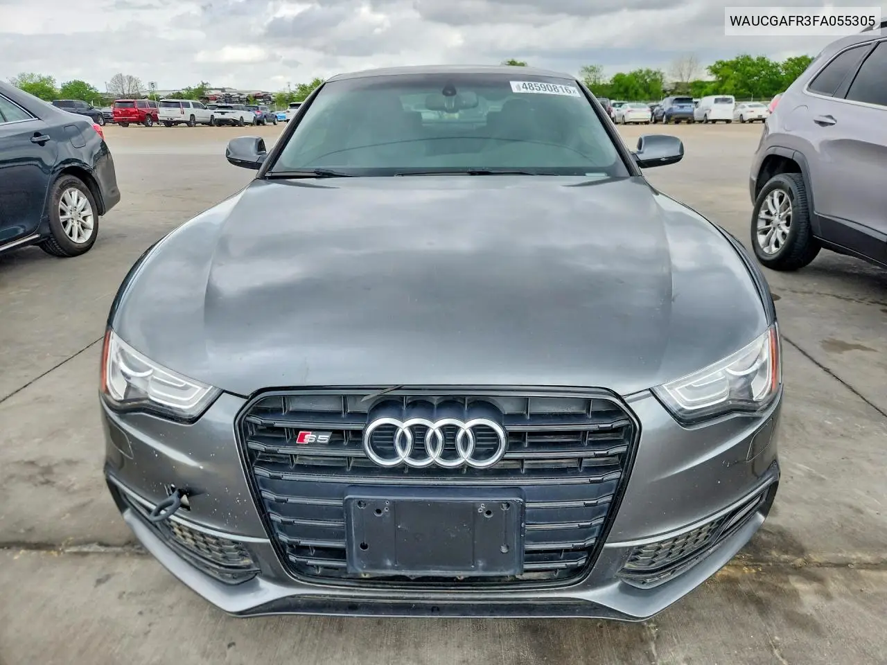 2015 Audi S5 Premium Plus VIN: WAUCGAFR3FA055305 Lot: 48590816
