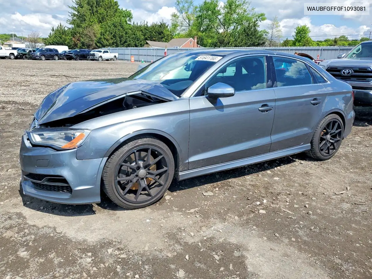 2015 Audi S3 Premium Plus VIN: WAUBFGFF0F1093081 Lot: 51641766