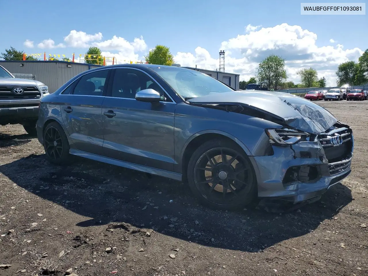 2015 Audi S3 Premium Plus VIN: WAUBFGFF0F1093081 Lot: 51641766