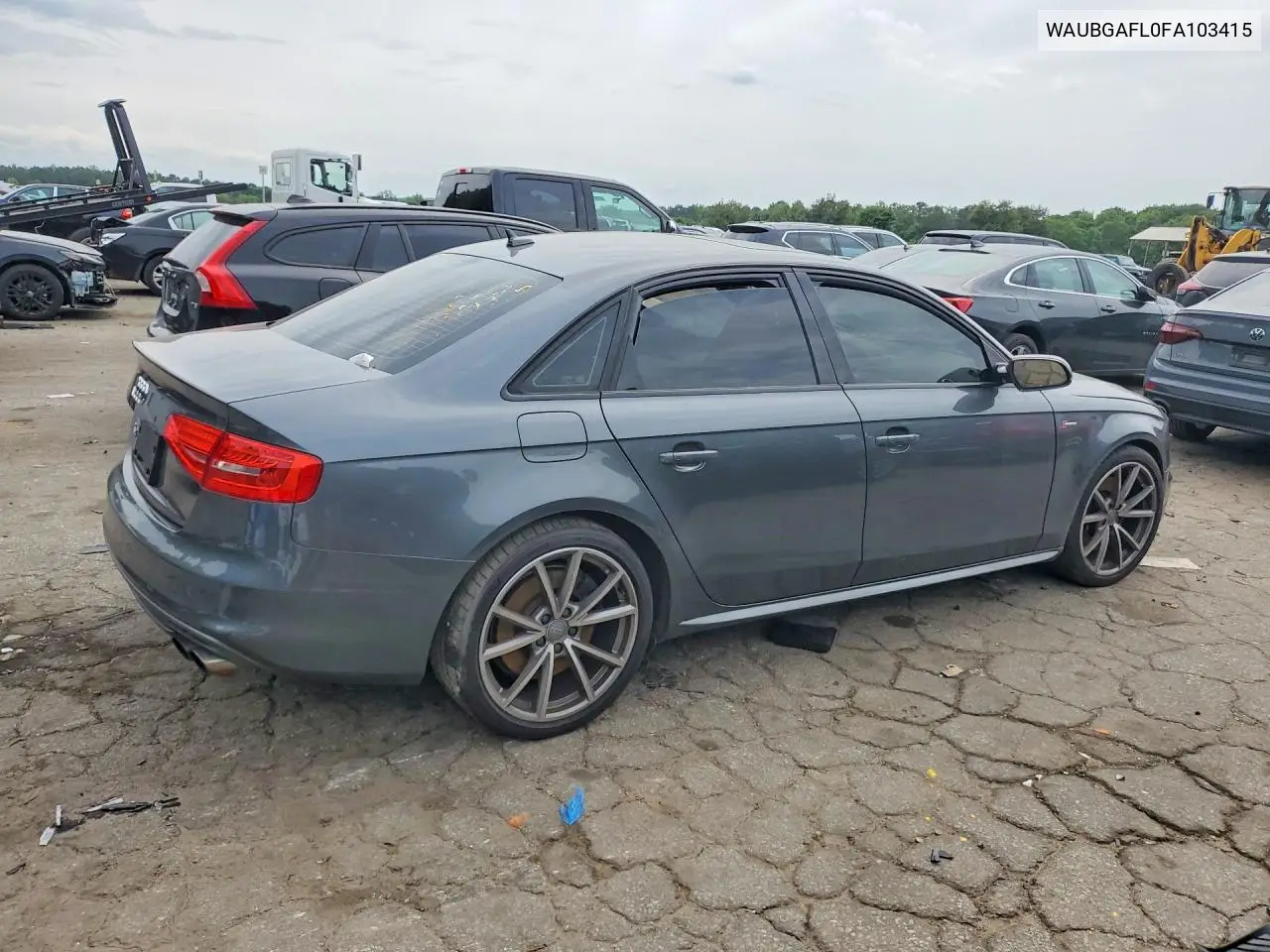2015 Audi S4 Premium Plus VIN: WAUBGAFL0FA103415 Lot: 51948286