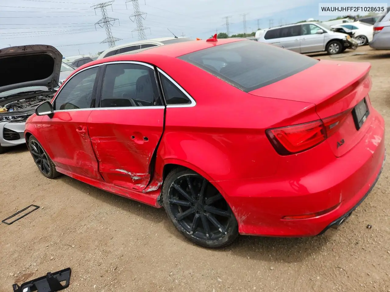2015 Audi A3 Prestige S-Line VIN: WAUHJHFF2F1028635 Lot: 54617166