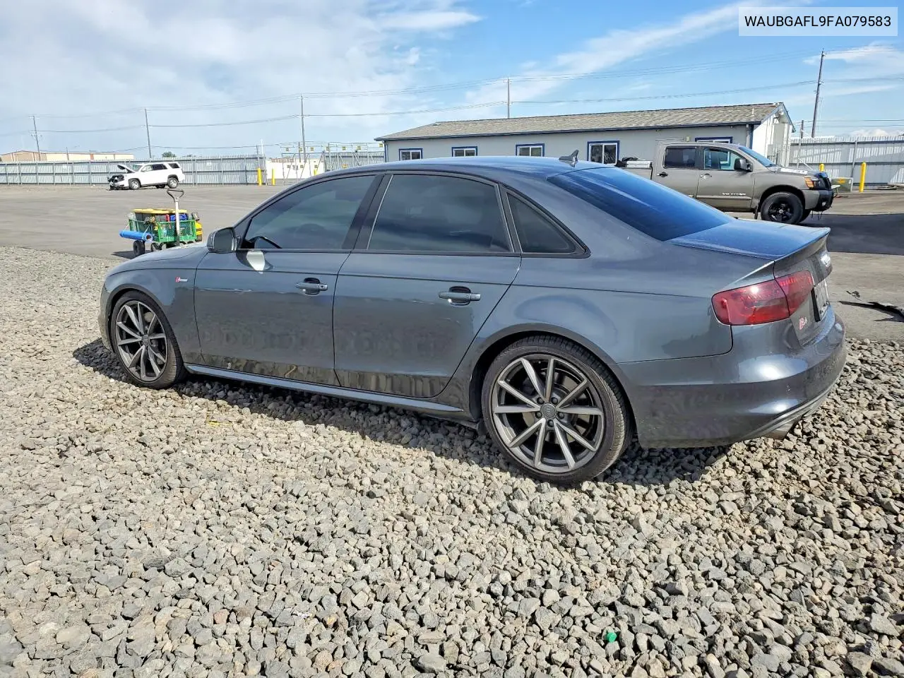 2015 Audi S4 Premium Plus VIN: WAUBGAFL9FA079583 Lot: 56133376