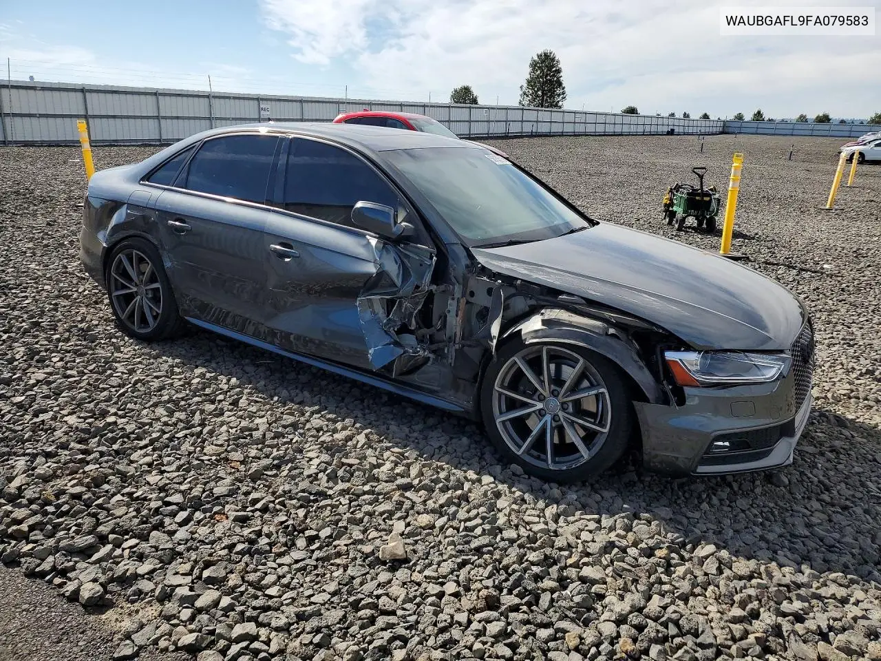 2015 Audi S4 Premium Plus VIN: WAUBGAFL9FA079583 Lot: 56133376