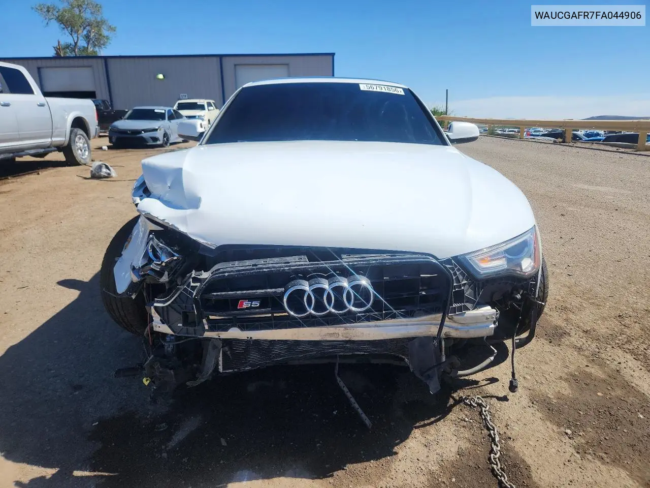 2015 Audi S5 Premium Plus VIN: WAUCGAFR7FA044906 Lot: 56791856