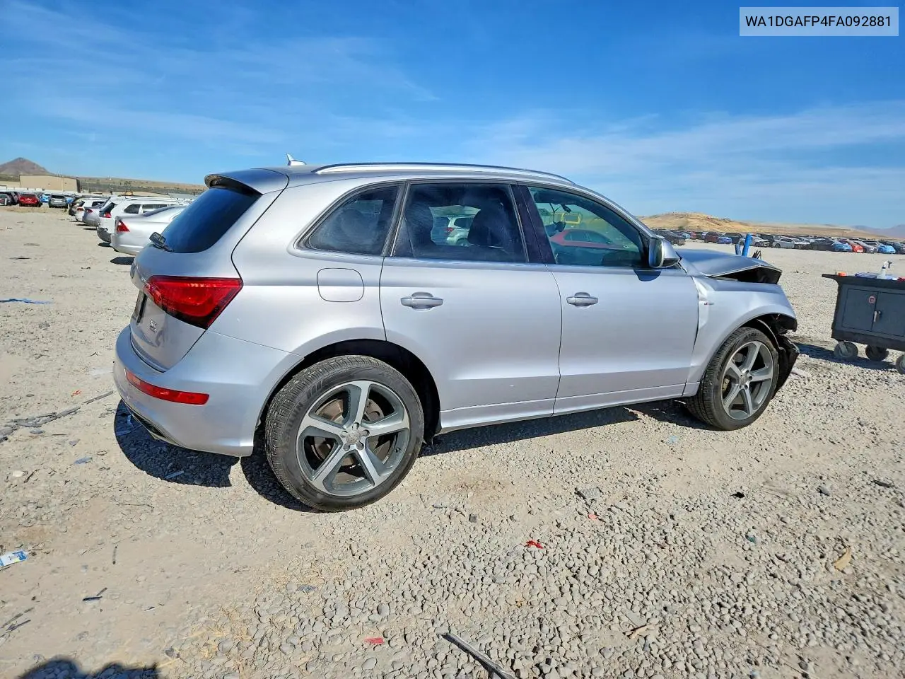 2015 Audi Q5 Premium Plus VIN: WA1DGAFP4FA092881 Lot: 57224046