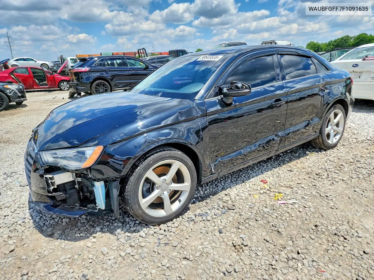 2015 Audi A3 Premium VIN: WAUBFGFF7F1091635 Lot: 58649536