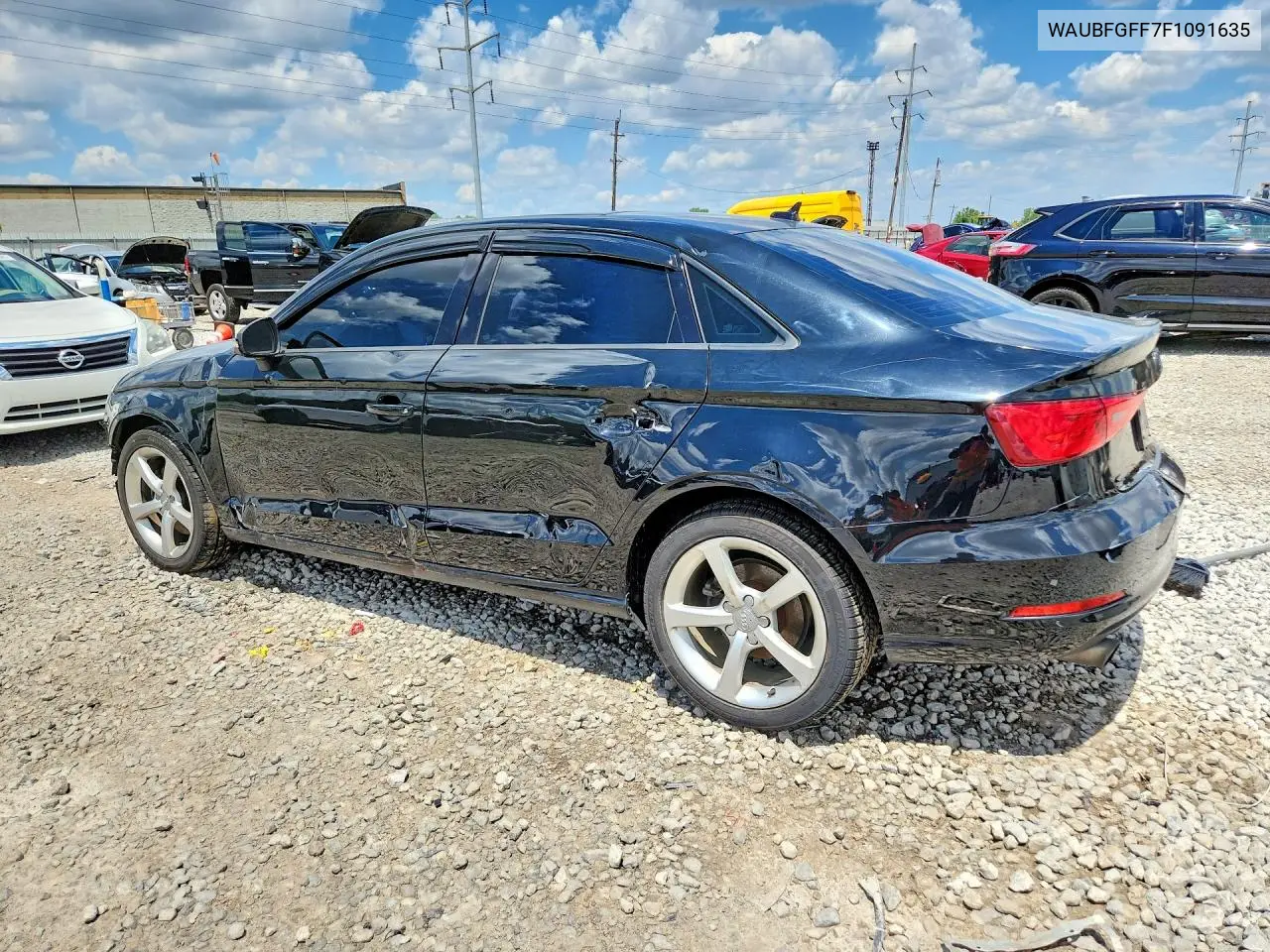2015 Audi A3 Premium VIN: WAUBFGFF7F1091635 Lot: 58649536