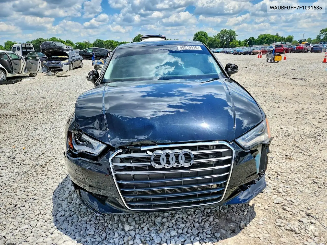 2015 Audi A3 Premium VIN: WAUBFGFF7F1091635 Lot: 58649536
