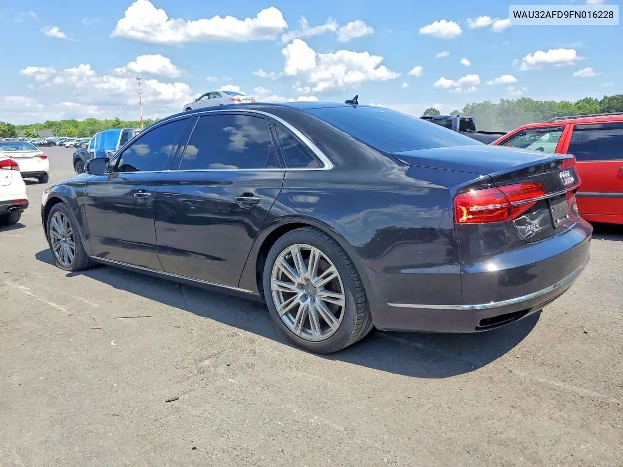 2015 Audi A8 L Quattro VIN: WAU32AFD9FN016228 Lot: 58788656