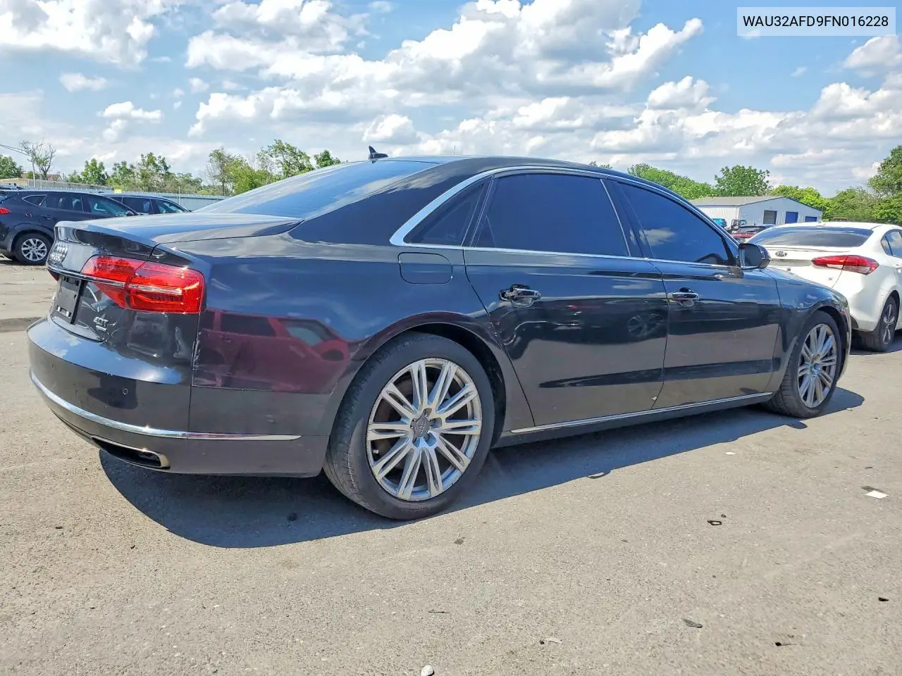 2015 Audi A8 L Quattro VIN: WAU32AFD9FN016228 Lot: 58788656
