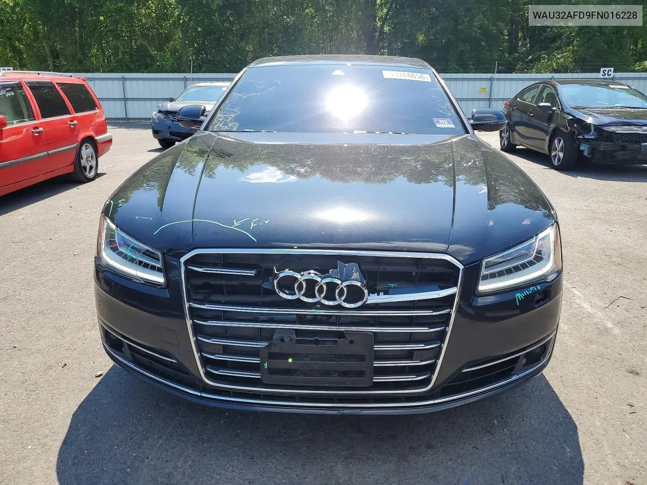 2015 Audi A8 L Quattro VIN: WAU32AFD9FN016228 Lot: 58788656