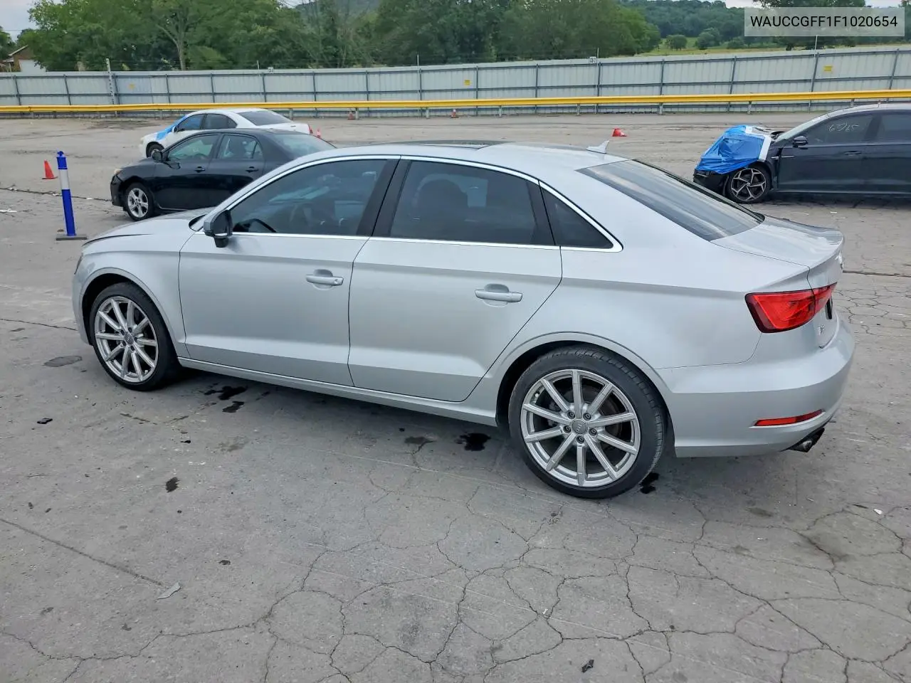 2015 Audi A3 Premium Plus VIN: WAUCCGFF1F1020654 Lot: 58827436