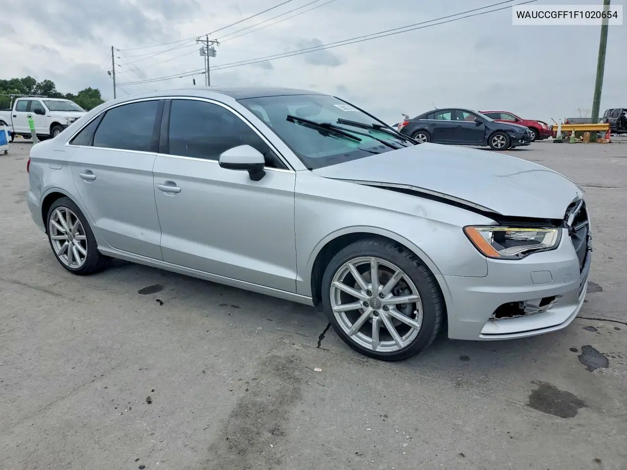 2015 Audi A3 Premium Plus VIN: WAUCCGFF1F1020654 Lot: 58827436