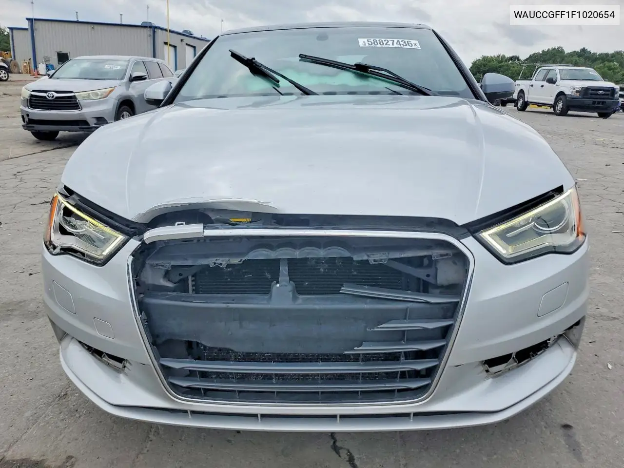 2015 Audi A3 Premium Plus VIN: WAUCCGFF1F1020654 Lot: 58827436