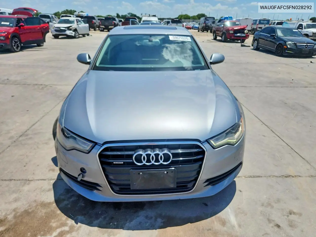 2015 Audi A6 Premium Plus VIN: WAUGFAFC5FN028292 Lot: 59625526