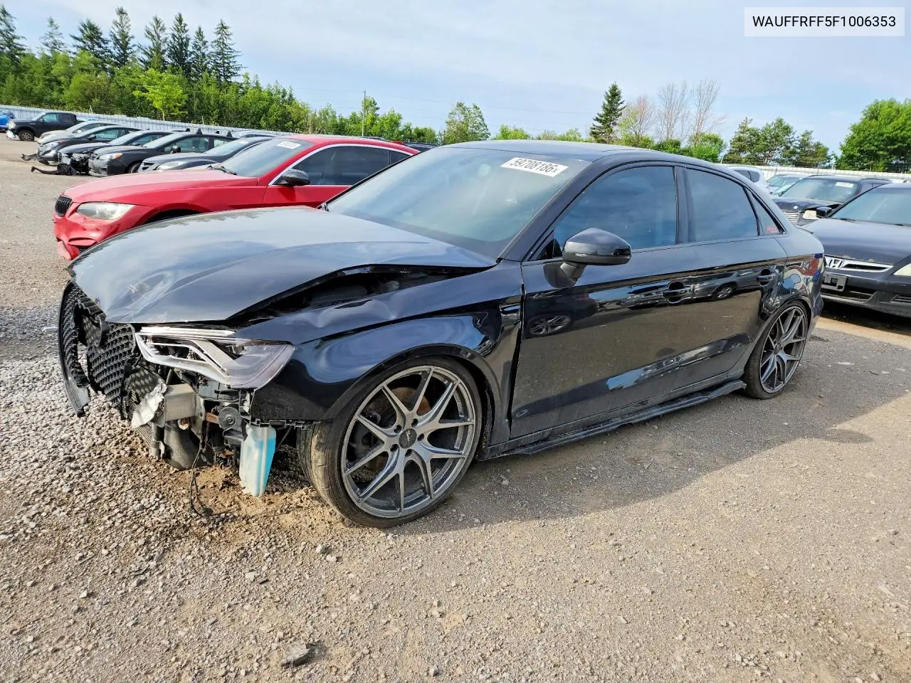 2015 Audi A3 VIN: WAUFFRFF5F1006353 Lot: 59708186