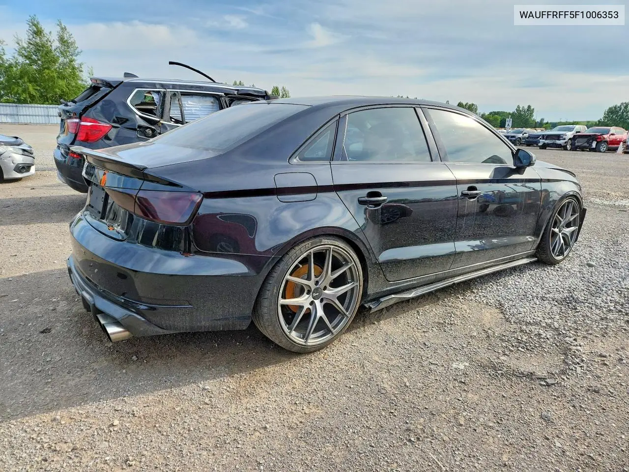 2015 Audi A3 VIN: WAUFFRFF5F1006353 Lot: 59708186