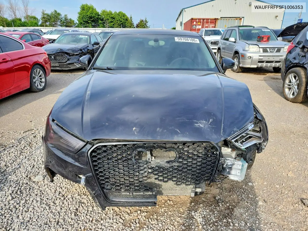 2015 Audi A3 VIN: WAUFFRFF5F1006353 Lot: 59708186