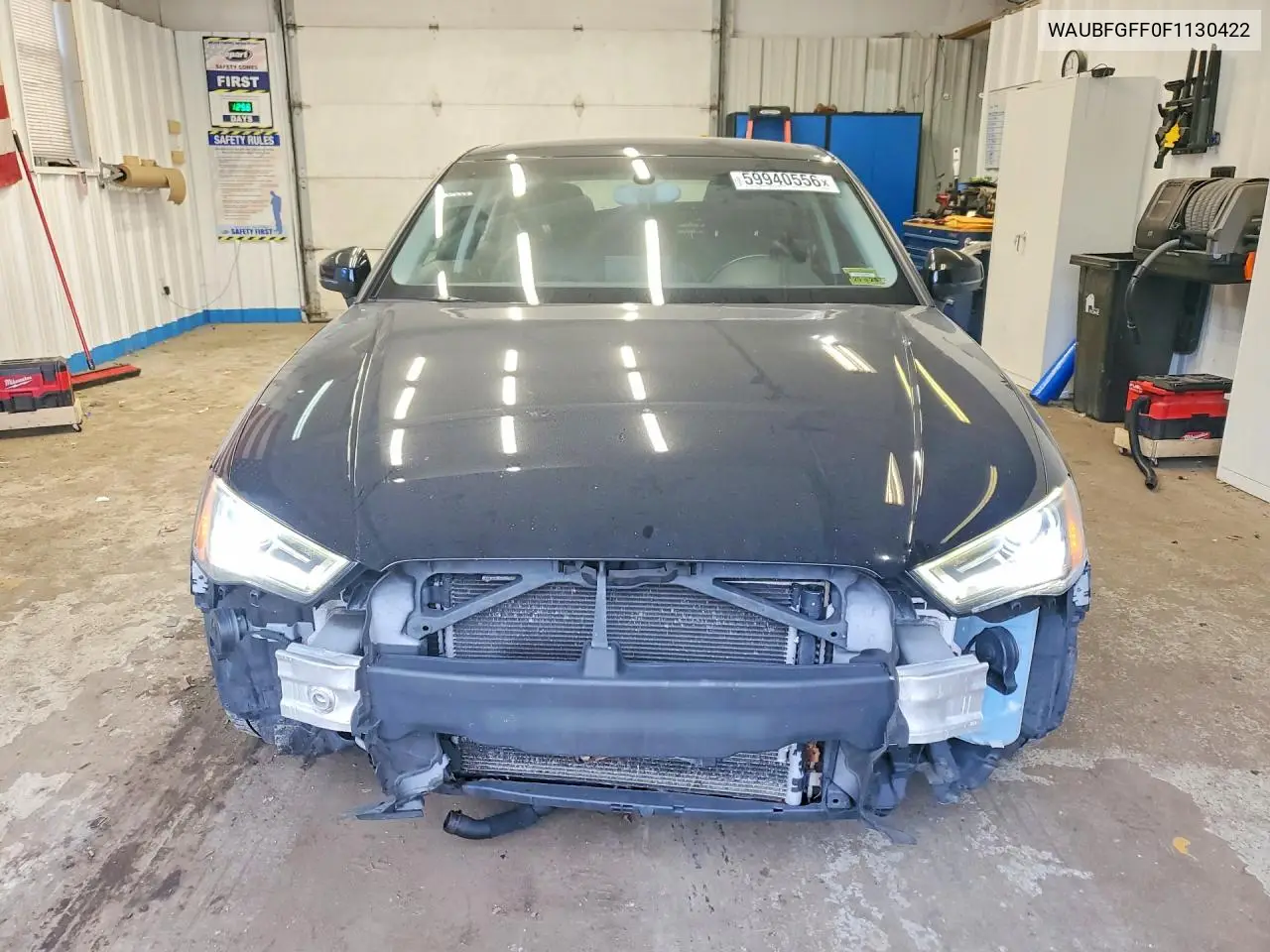 2015 Audi A3 Premium VIN: WAUBFGFF0F1130422 Lot: 59940556
