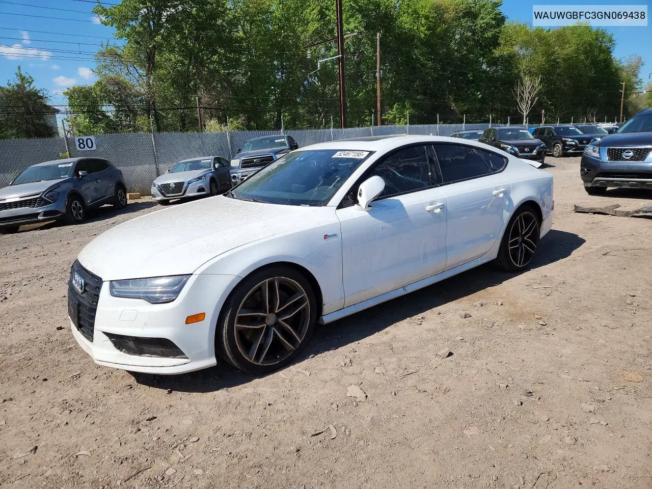 2016 Audi A7 Premium Plus VIN: WAUWGBFC3GN069438 Lot: 52467156