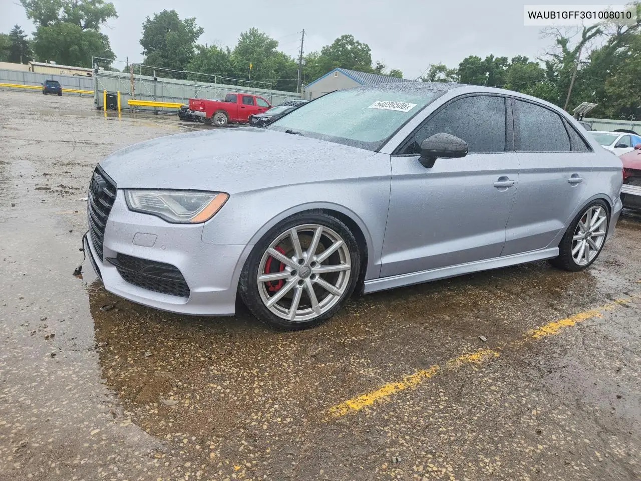 2016 Audi S3 Premium Plus VIN: WAUB1GFF3G1008010 Lot: 54699506