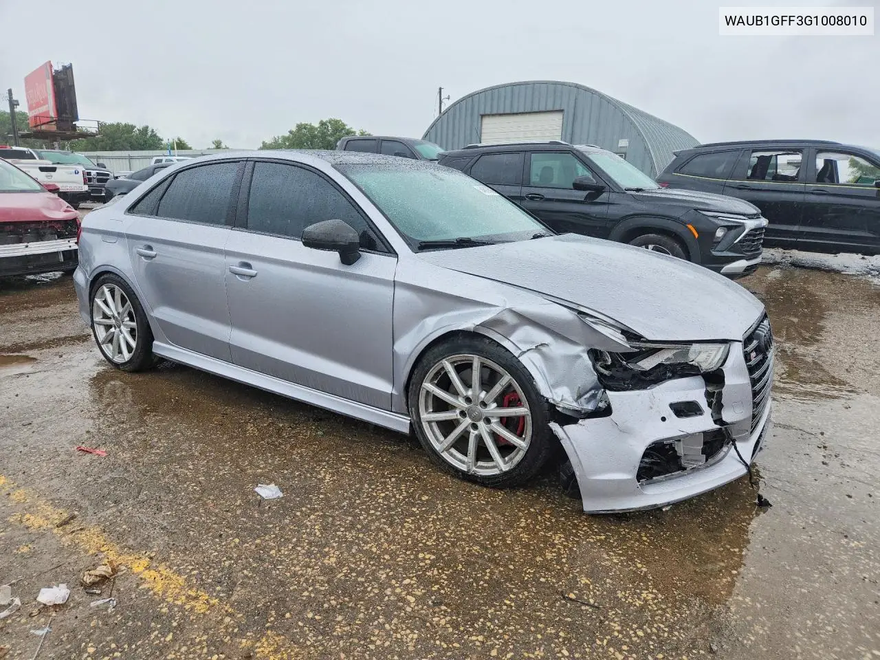 2016 Audi S3 Premium Plus VIN: WAUB1GFF3G1008010 Lot: 54699506