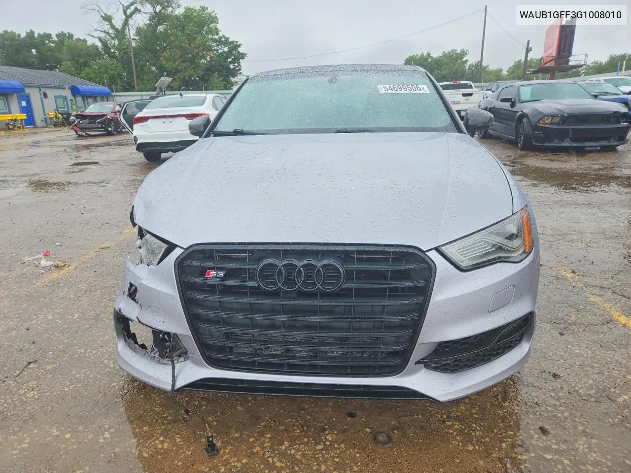 2016 Audi S3 Premium Plus VIN: WAUB1GFF3G1008010 Lot: 54699506