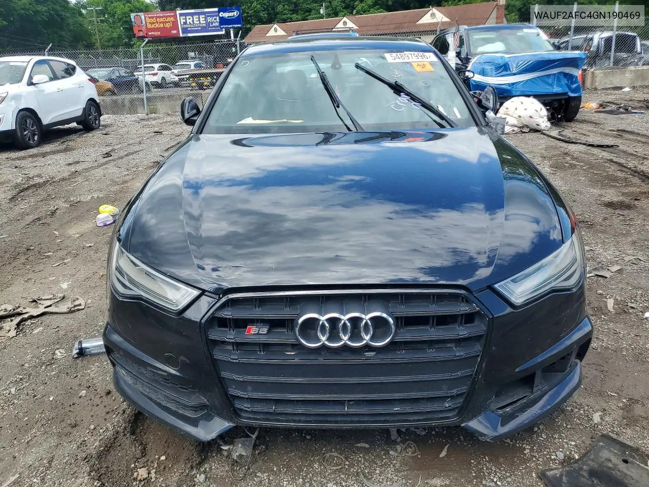 2016 Audi S6 Premium Plus VIN: WAUF2AFC4GN190469 Lot: 54897996