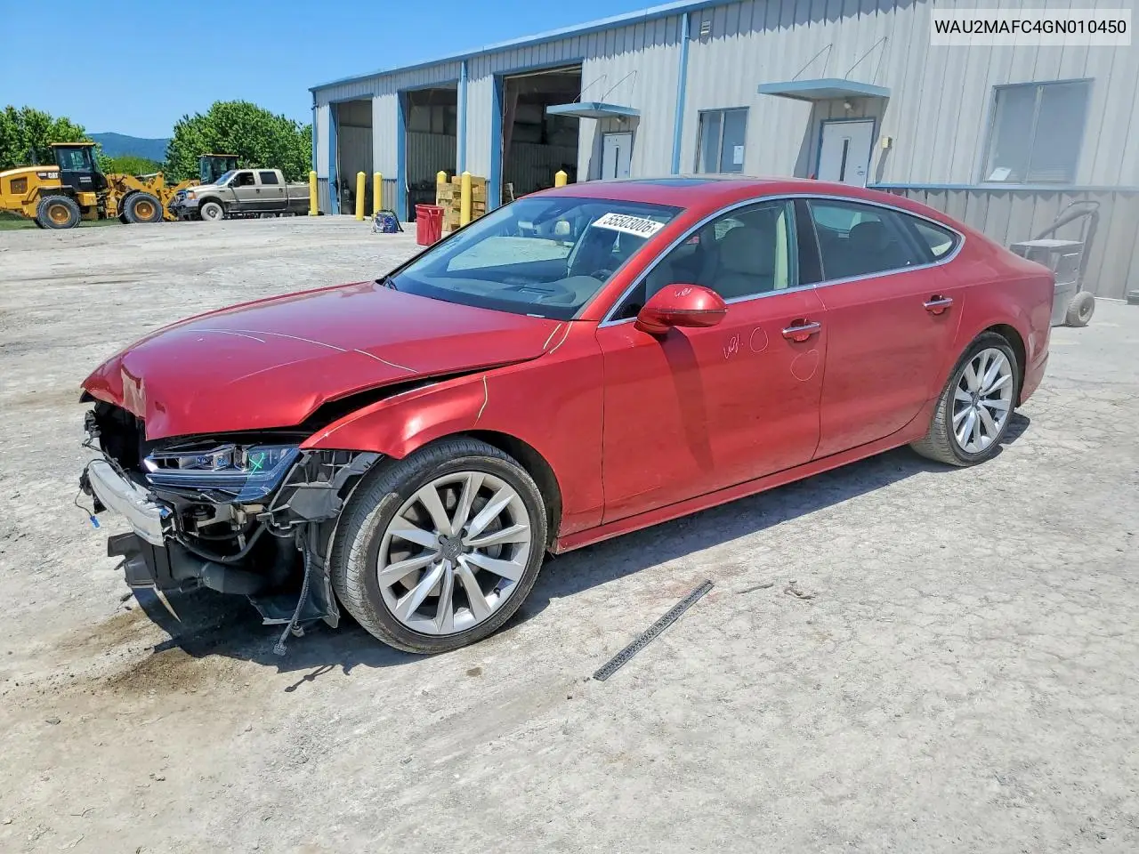 2016 Audi A7 Prestige VIN: WAU2MAFC4GN010450 Lot: 55503006