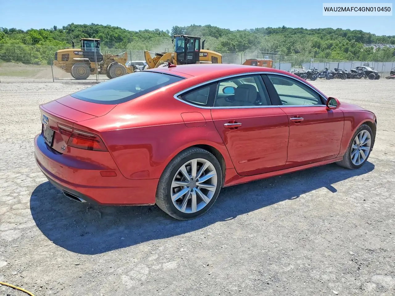 2016 Audi A7 Prestige VIN: WAU2MAFC4GN010450 Lot: 55503006