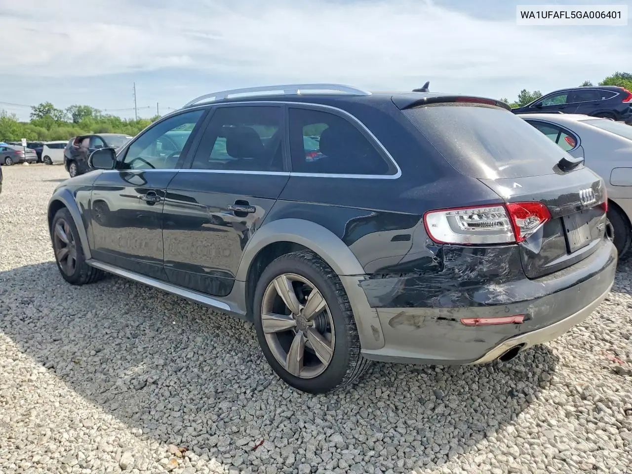 2016 Audi A4 Allroad Premium Plus VIN: WA1UFAFL5GA006401 Lot: 55710656