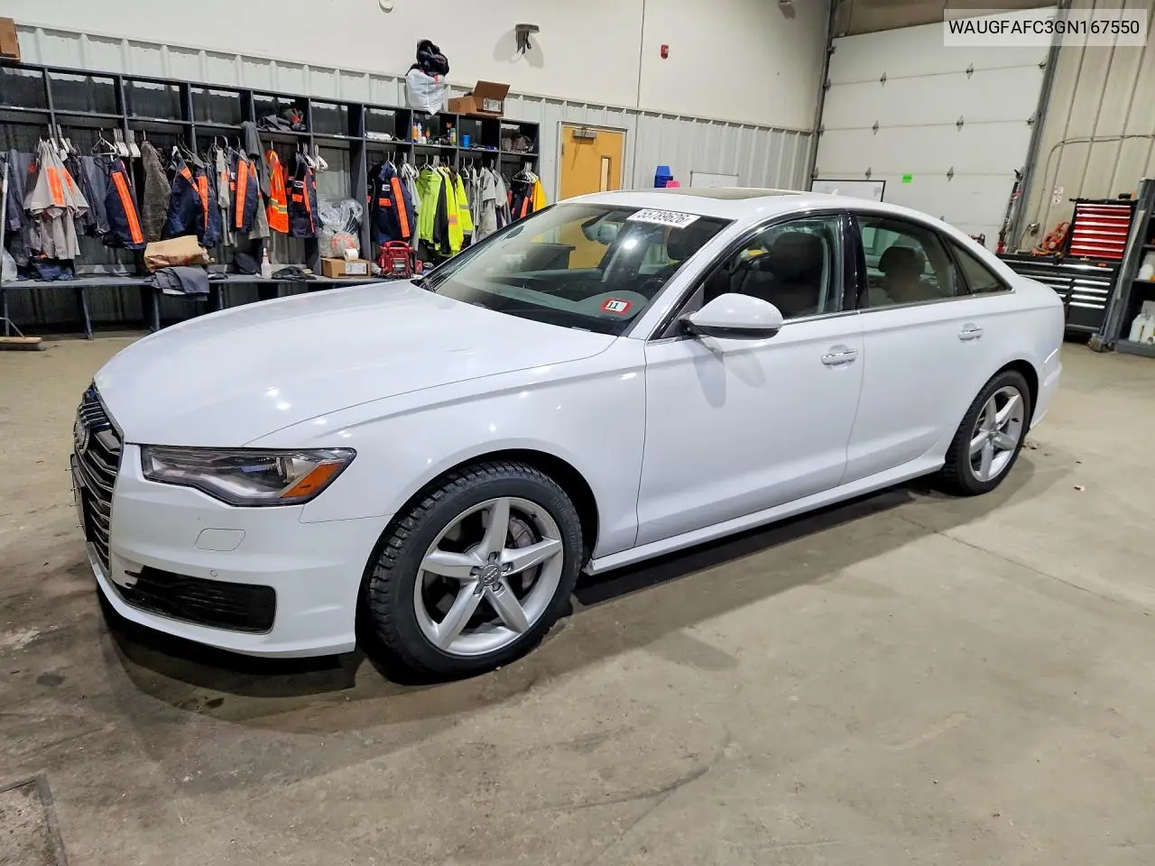 2016 Audi A6 Premium Plus VIN: WAUGFAFC3GN167550 Lot: 55789626