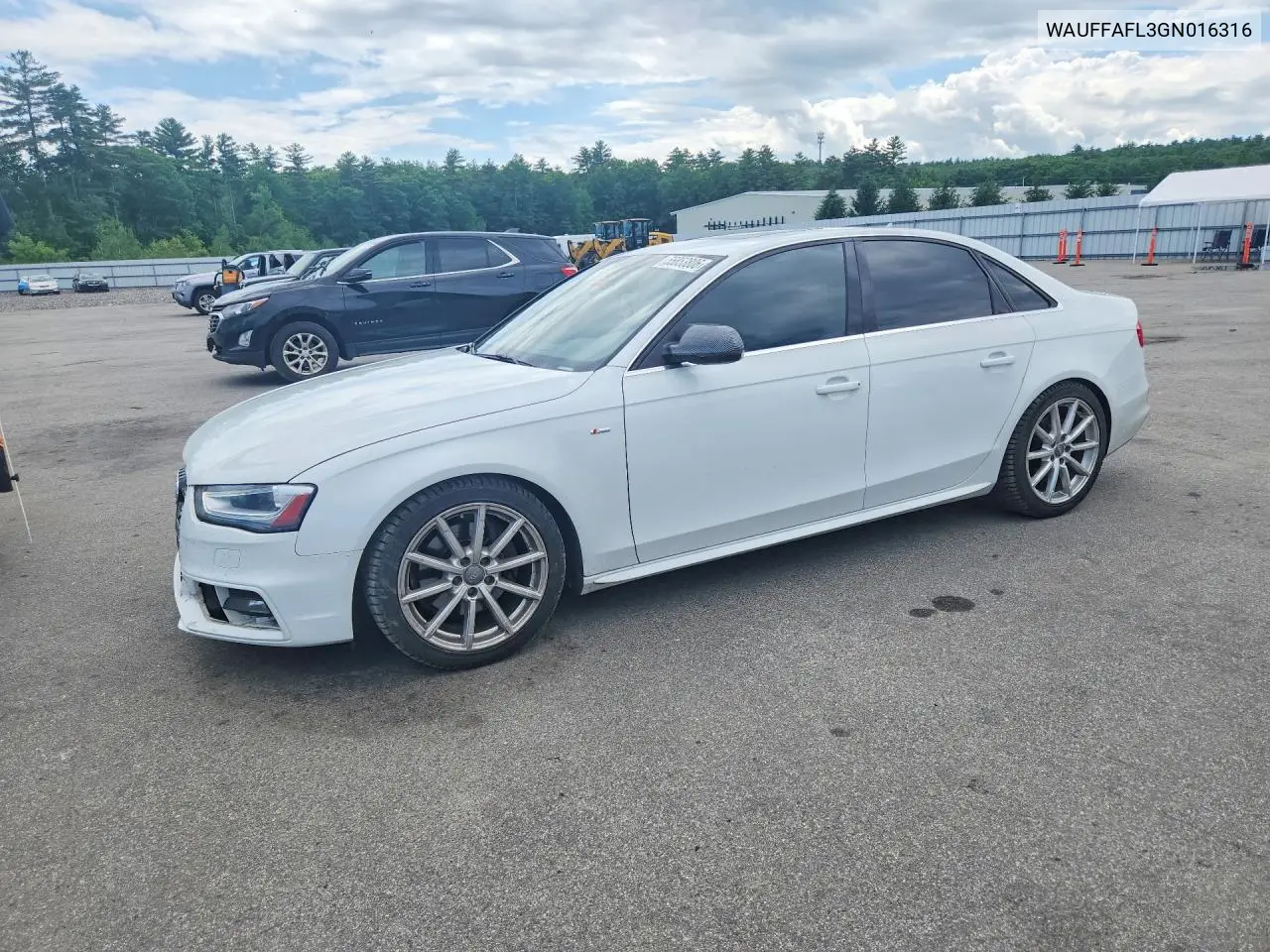 2016 Audi A4 Premium Plus S-Line VIN: WAUFFAFL3GN016316 Lot: 55853806