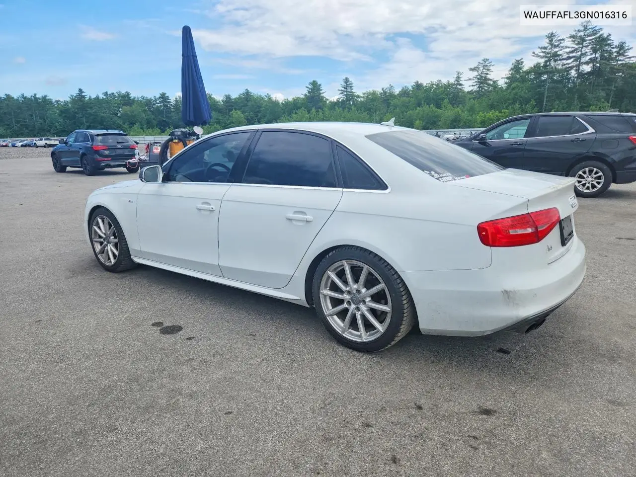 2016 Audi A4 Premium Plus S-Line VIN: WAUFFAFL3GN016316 Lot: 55853806
