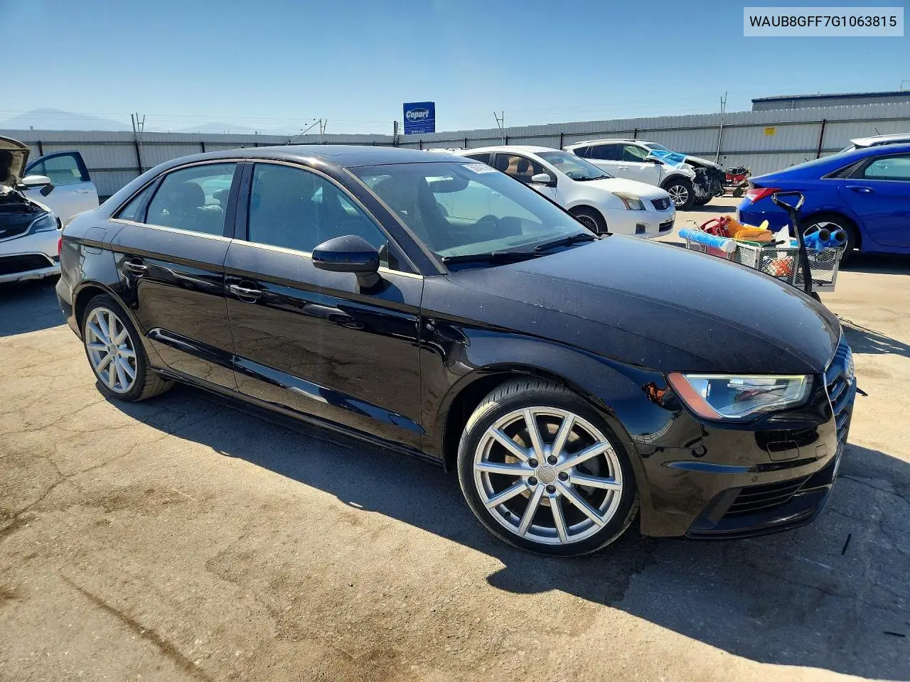 2016 Audi A3 Premium VIN: WAUB8GFF7G1063815 Lot: 56742106